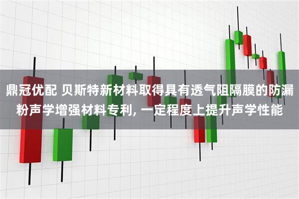 鼎冠优配 贝斯特新材料取得具有透气阻隔膜的防漏粉声学增强材料专利, 一定程度上提升声学性能