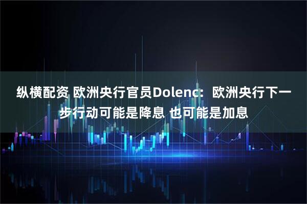 纵横配资 欧洲央行官员Dolenc：欧洲央行下一步行动可能是降息 也可能是加息